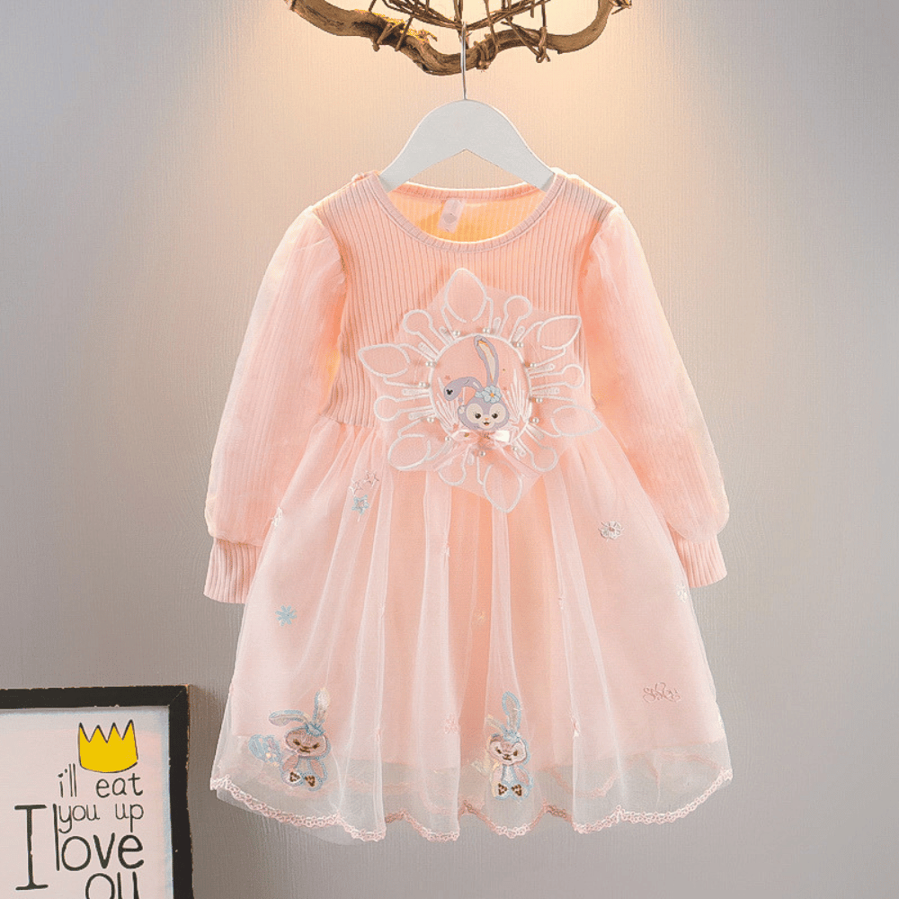 Rochie cu detalii Vulsy Roz