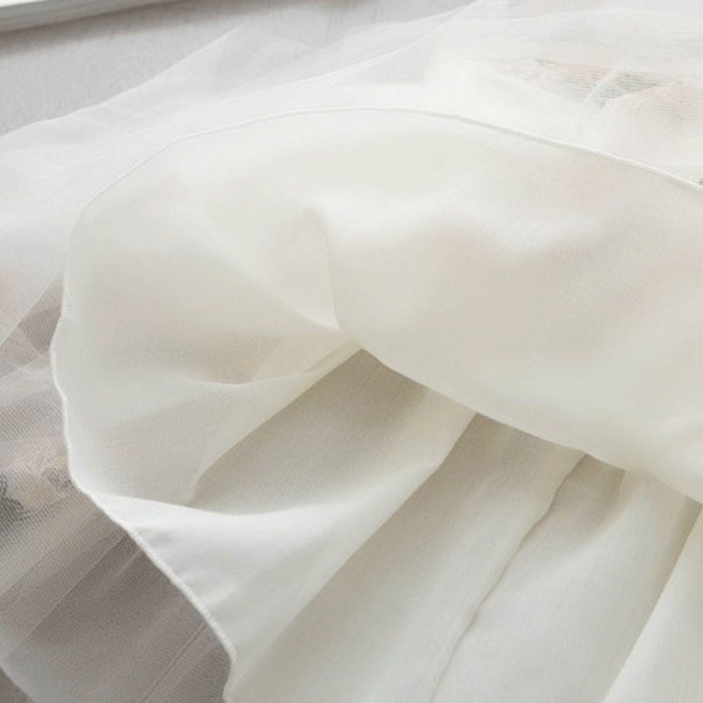 Rochie cu detalii Saraita Crem