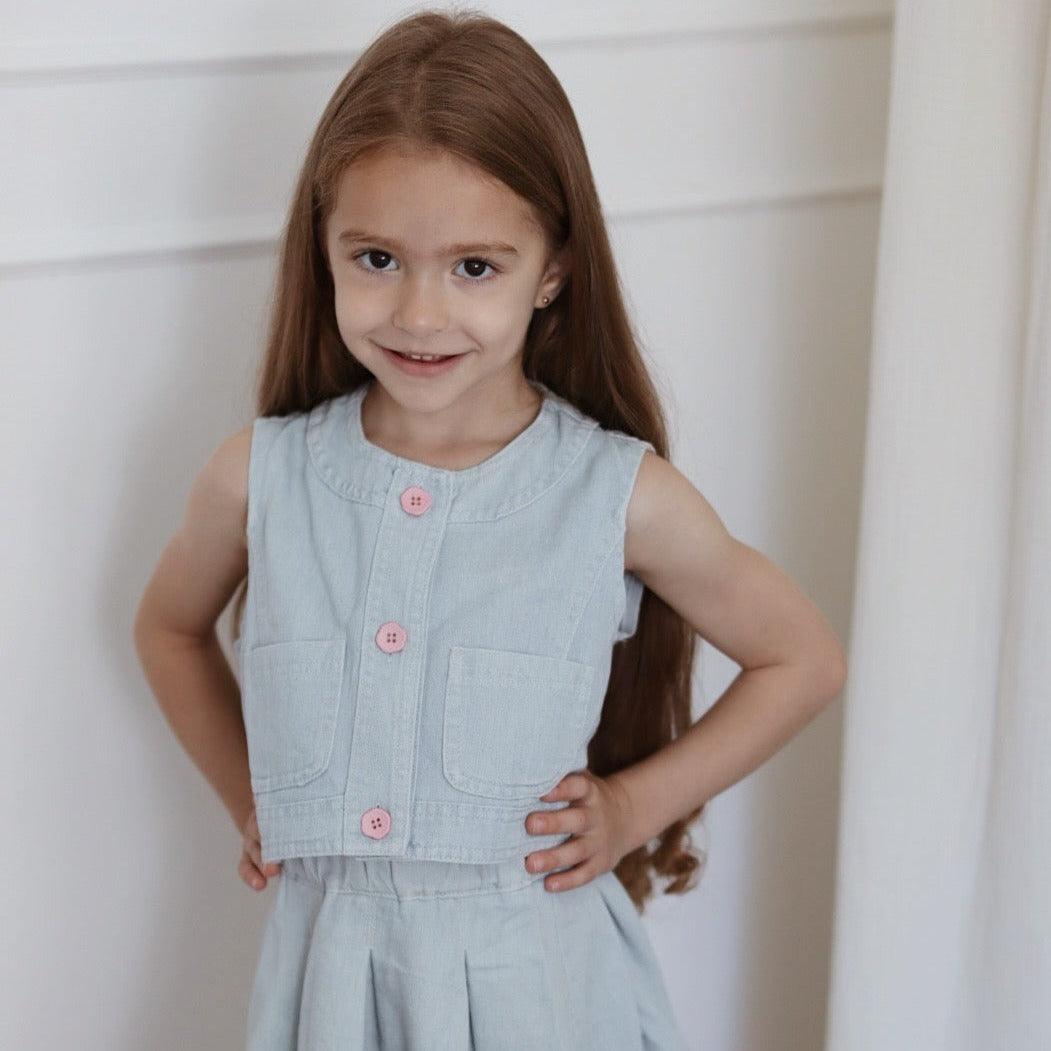 Set din doua piese Zya Albastru