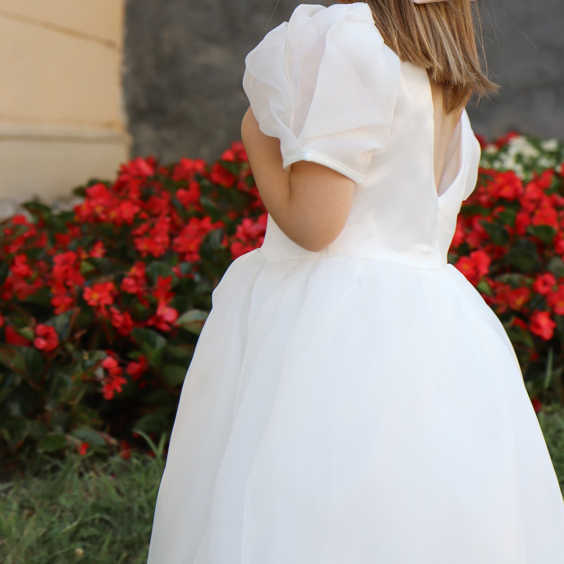 Rochie cu detalii Ziala Alb