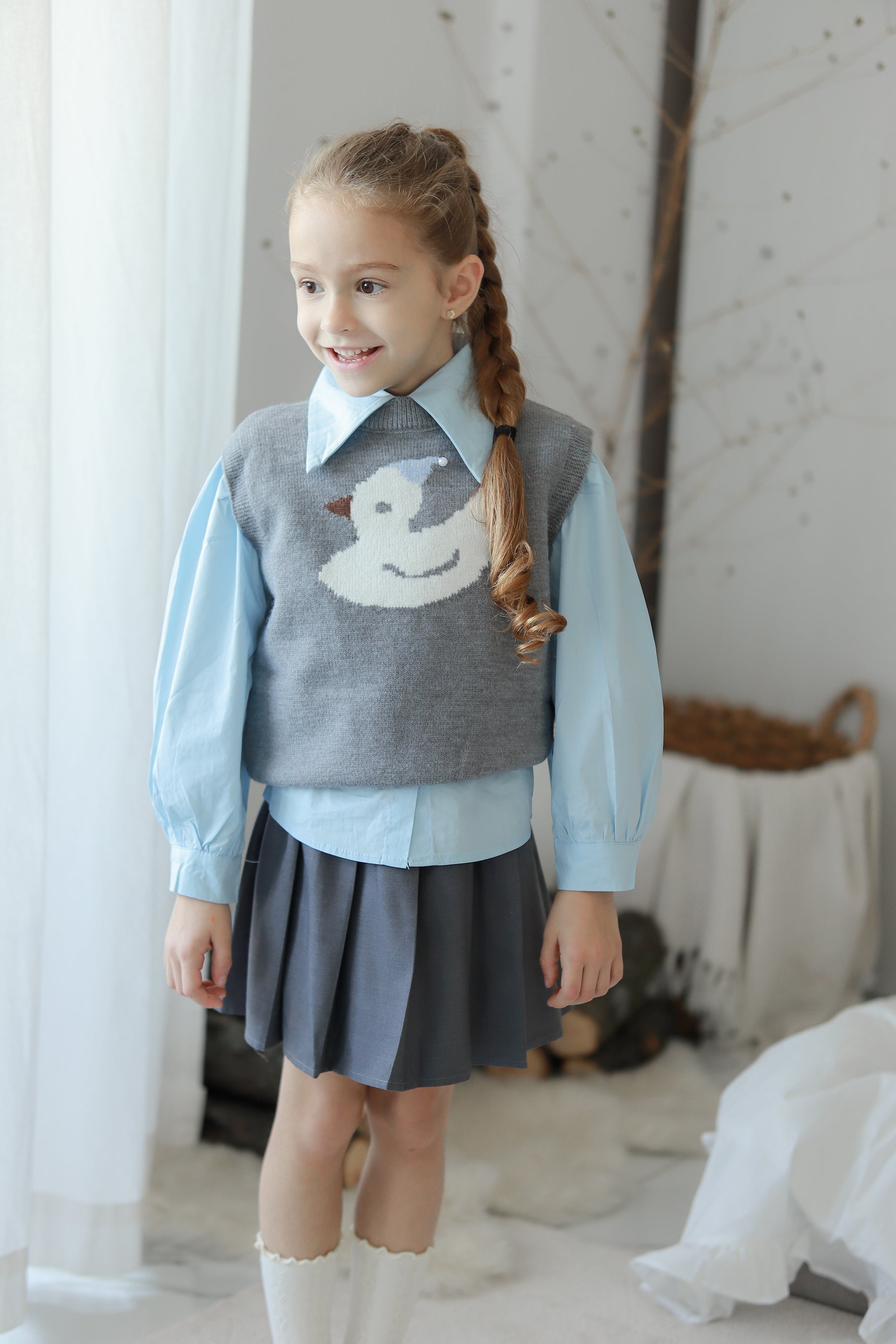 Set din doua piese Denesa Gri