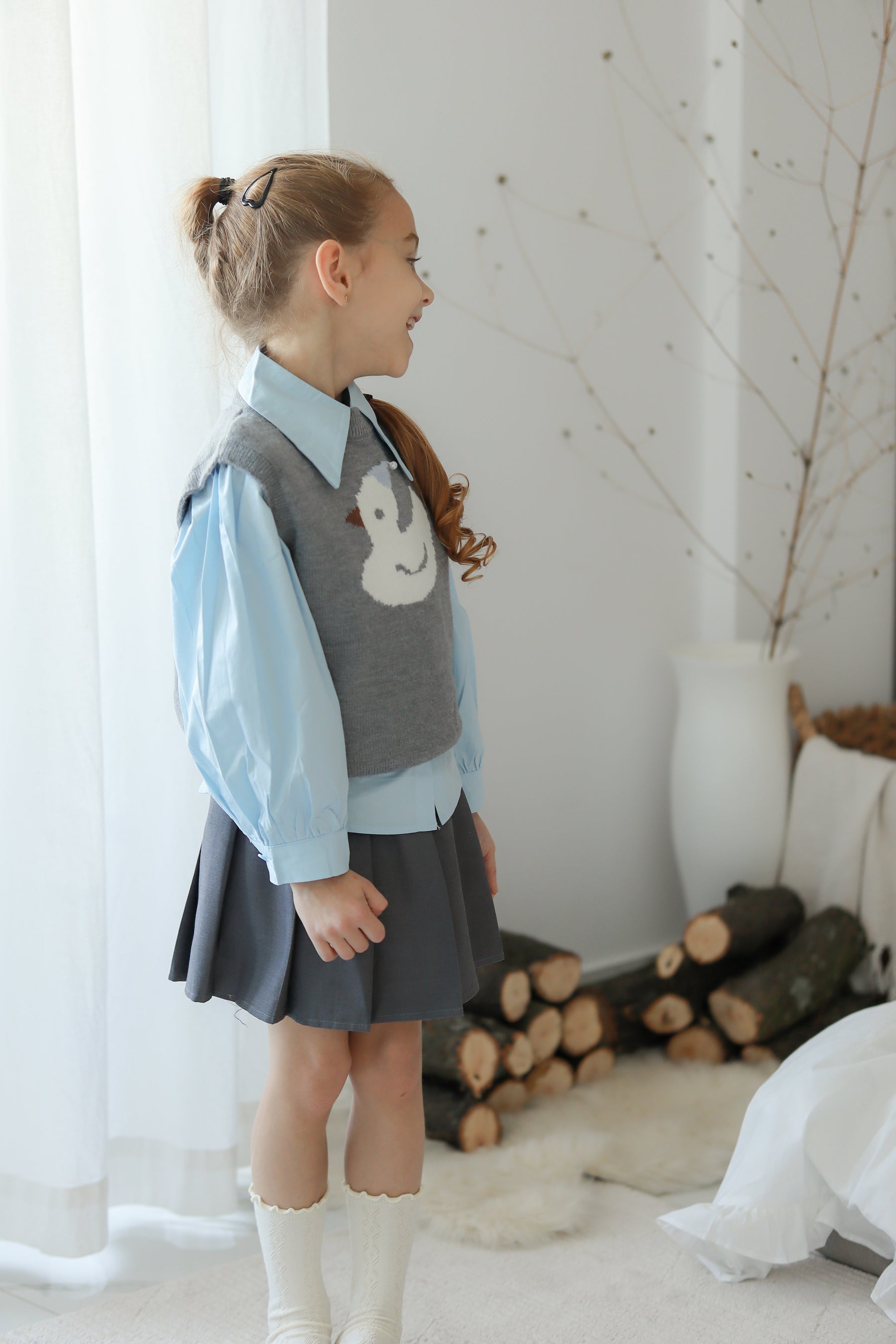 Set din doua piese Denesa Gri