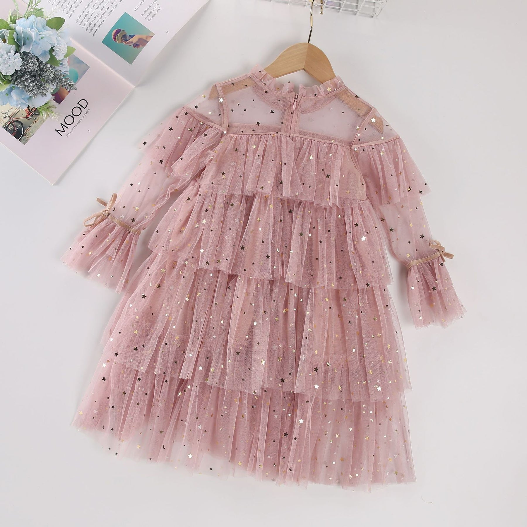 Rochie cu detalii Olvera Roz