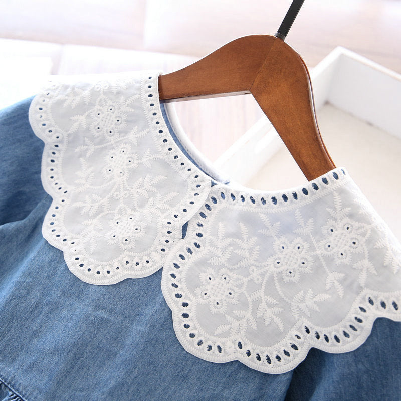 Rochie cu detalii Ezya Albastru