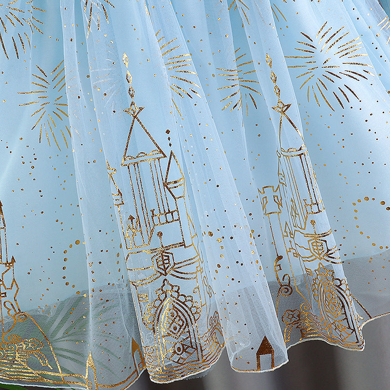 Rochie cu detalii Ponsy Albastru