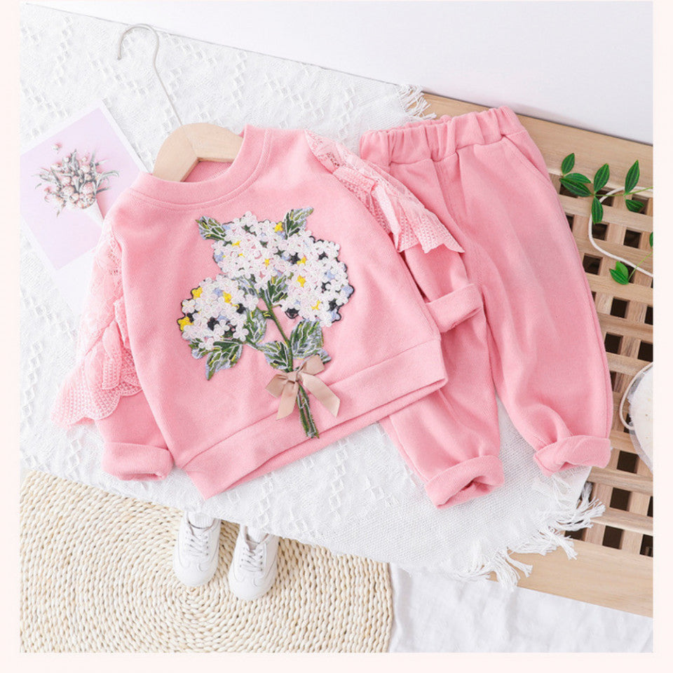 Set din doua piese Mayam - Roz