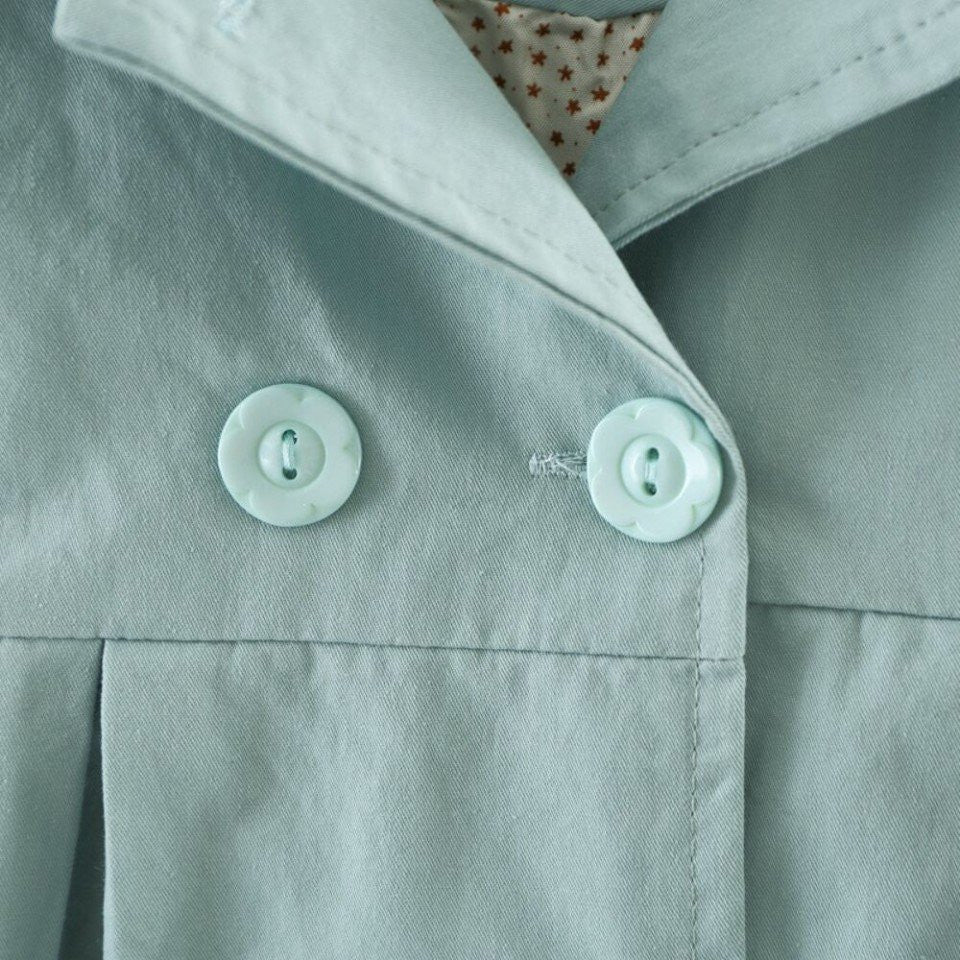 Trench captusit cu aplicatii Estera Verde