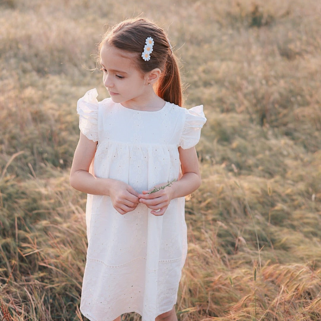 Rochie cu detalii Merve Crem