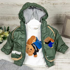 Set din trei piese Hip Hop Verde