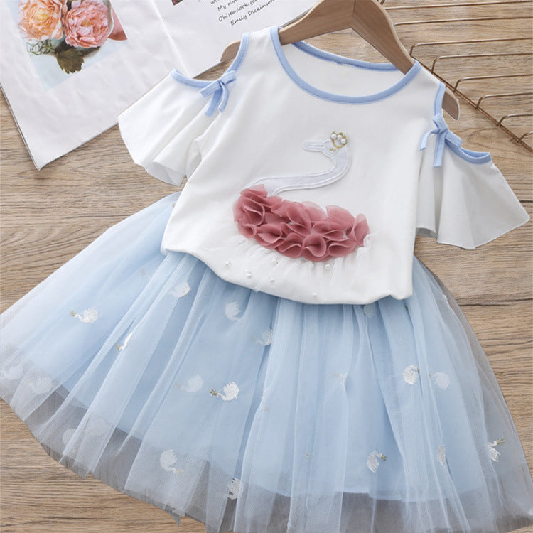 Set din doua piese Azia Albastru