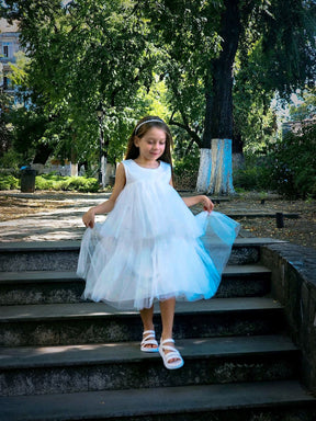 Rochie cu detalii Sofia Alb