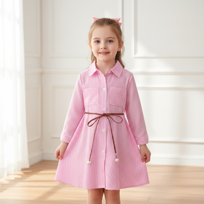 Rochie tip camasa Arlyna Roz