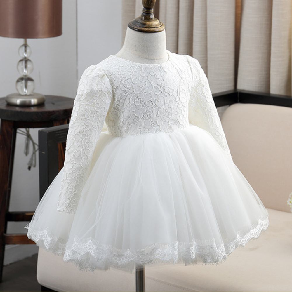 Rochie cu detalii Laura Alb