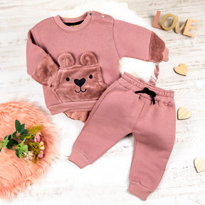 Set din doua piese Dalian Roz Inchis