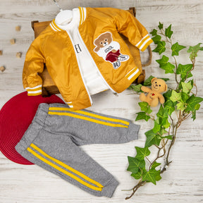 Set din trei piese Cool Bear Galben