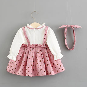 Rochie cu bentita si agrafa Aurora