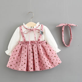 Rochie cu bentita si agrafa Aurora