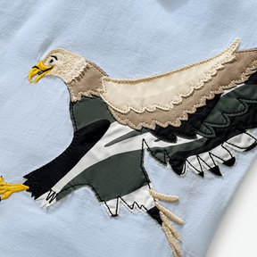 Tricou cu detalii Coby Albastru