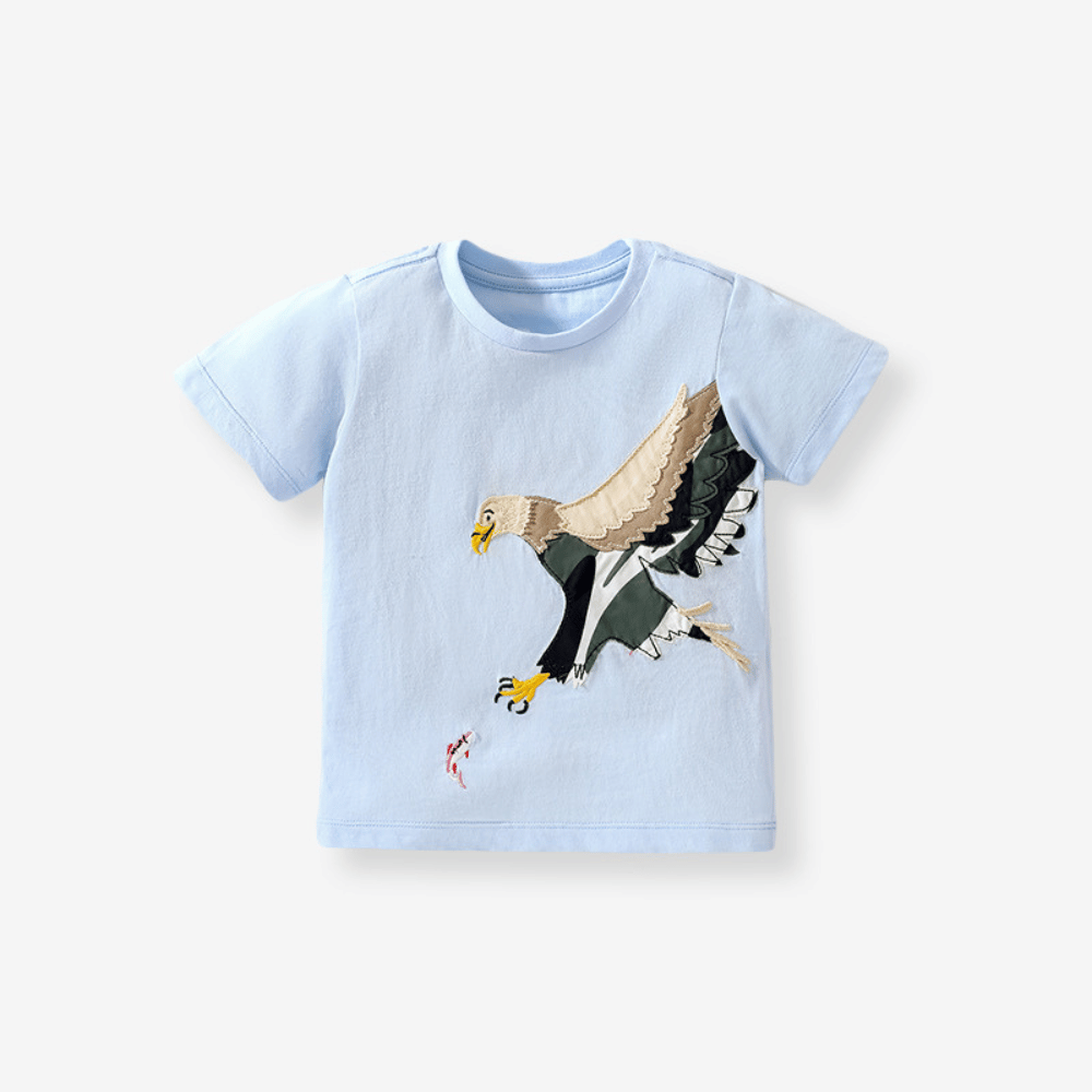 Tricou cu detalii Coby Albastru
