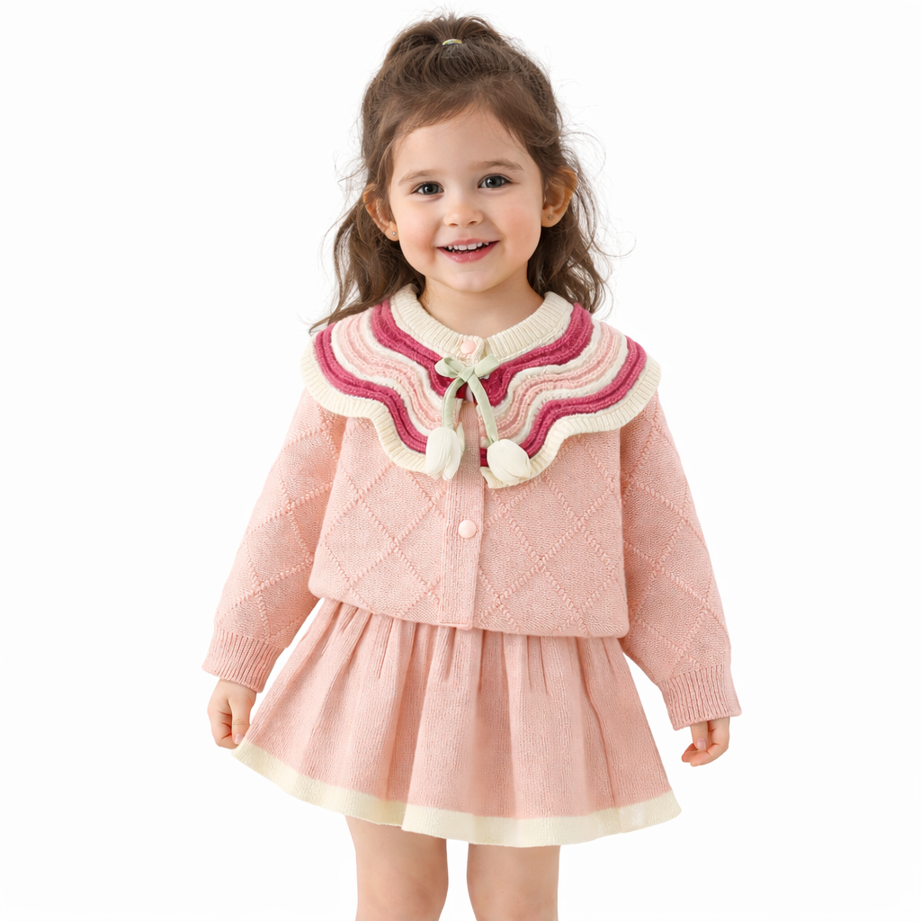 Set din doua piese Veroni Roz