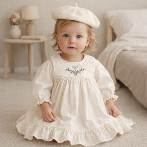 Rochie cu detalii Alfy Crem