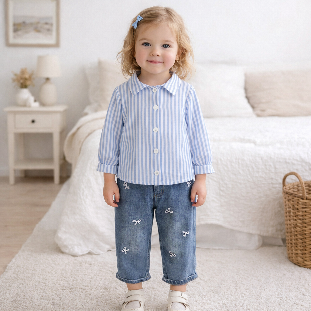 Set din doua piese Ranya Albastru