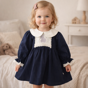 Rochie cu detalii Sibla Albastru