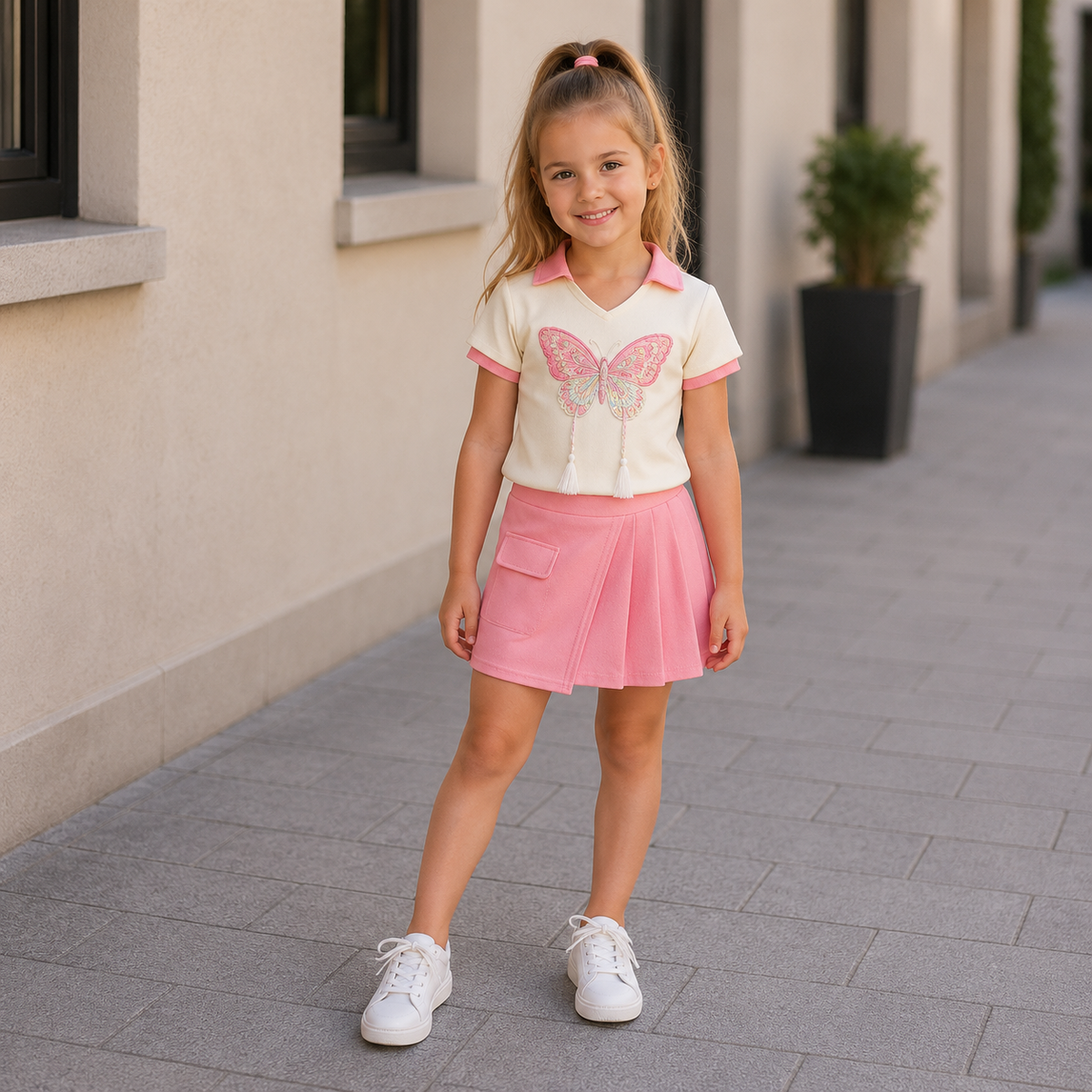 Set din doua piese Lolisa Roz