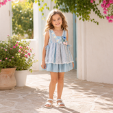 Rochie cu palarie Blunina Albastru