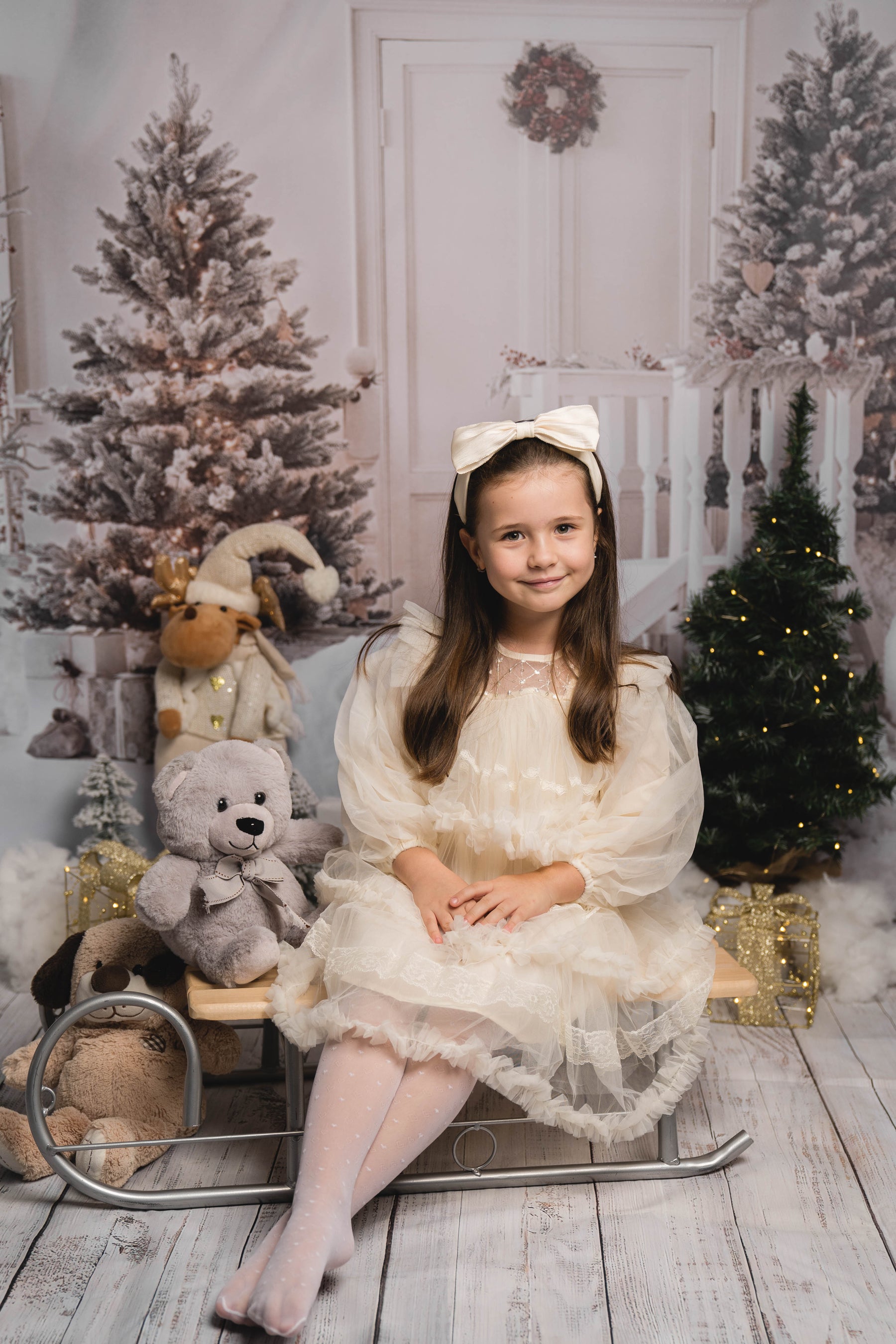 Rochie cu detalii Danaera Crem