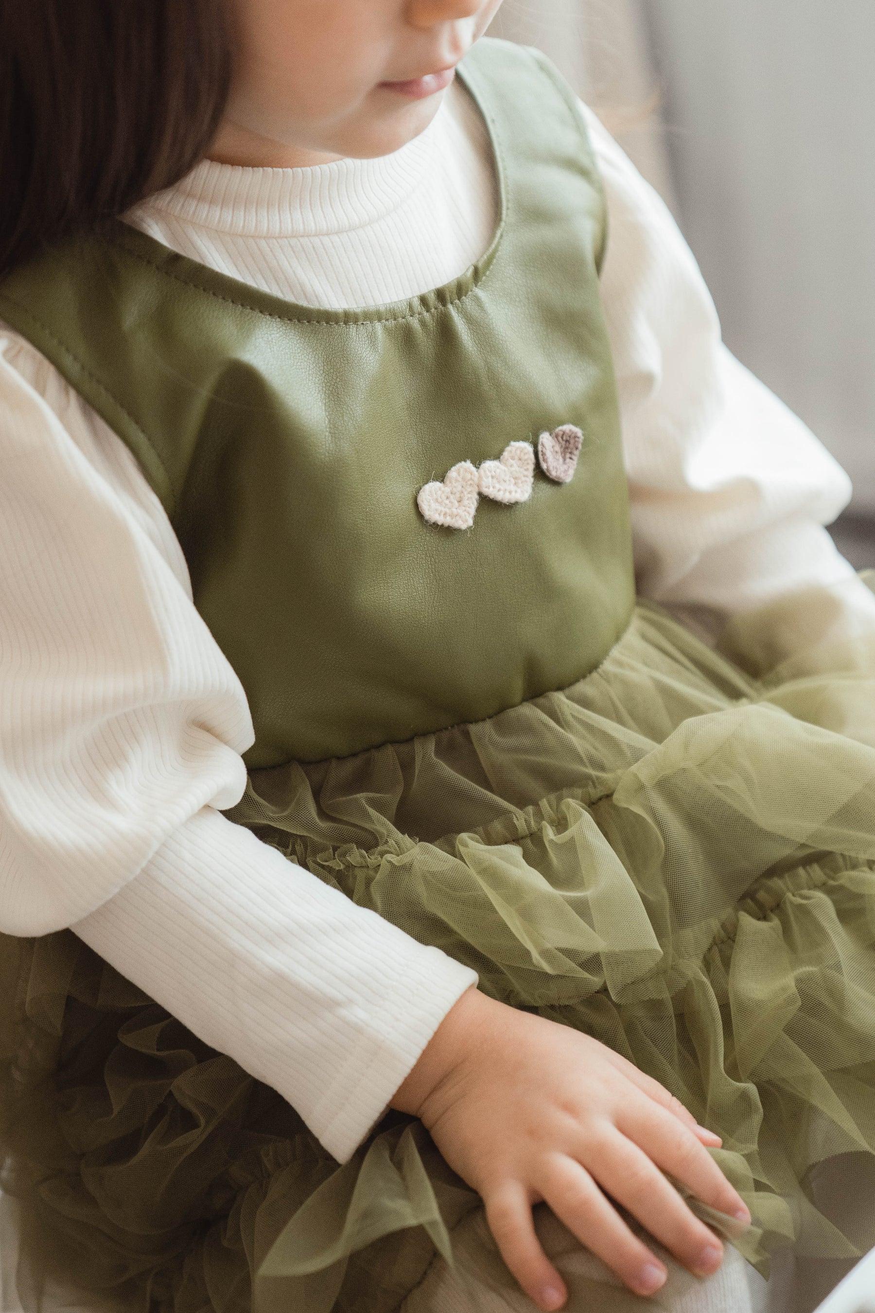 Rochie cu detalii Tosya Verde