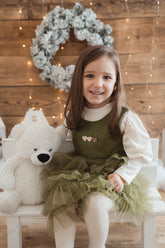 Rochie cu detalii Tosya Verde