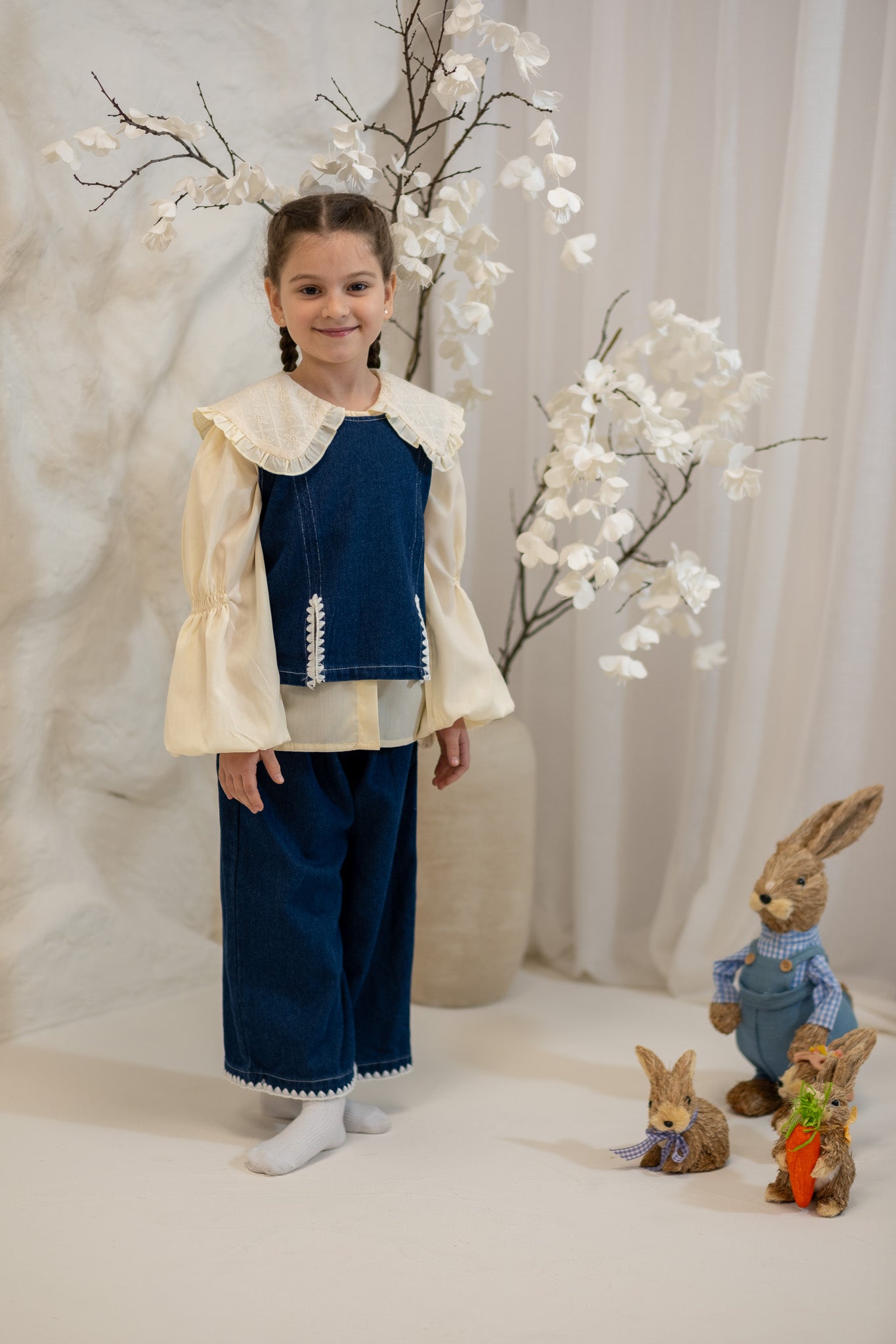 Set din trei piese Friona Bleumarin