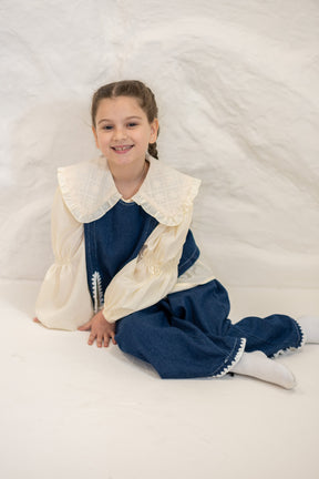 Set din trei piese Friona Bleumarin