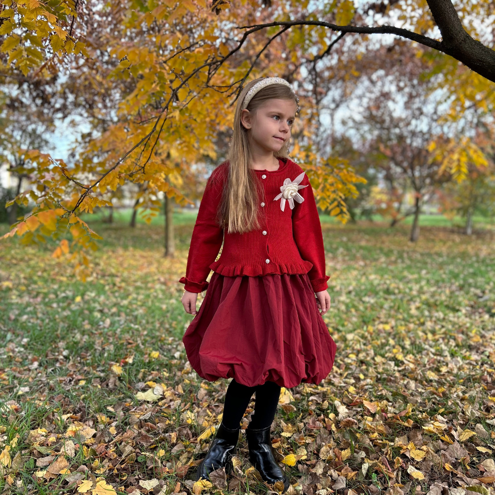 Set din doua piese Lenera Rosu