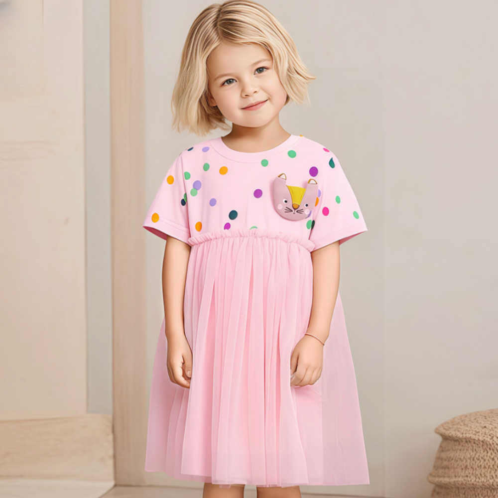 Rochie cu detalii Niu Roz