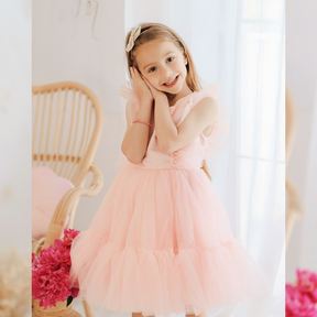 Rochie cu detalii Naliana Roz