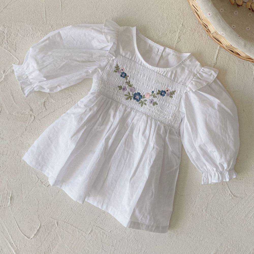 Rochie cu detalii Kaylin Alb