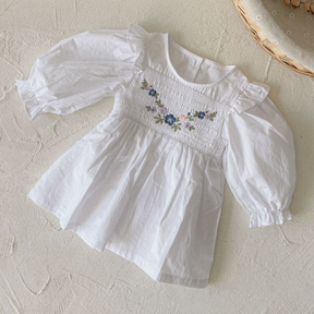 Rochie cu detalii Kaylin Alb