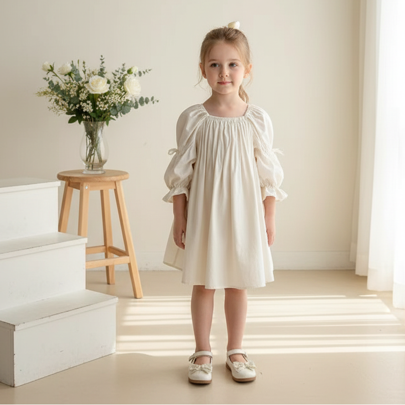Rochie cu detalii Justina Crem