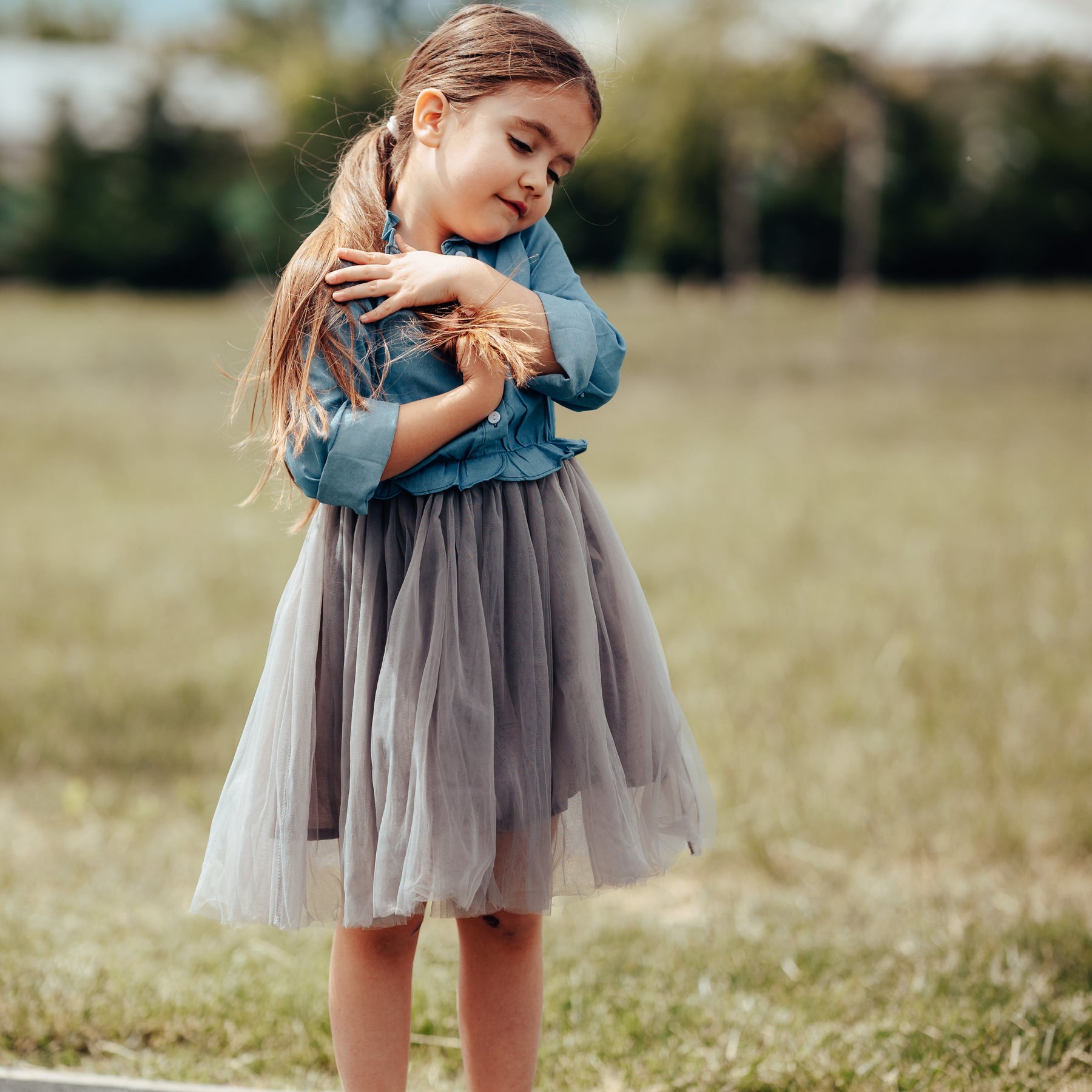 Rochie cu fusta din tulle Camila