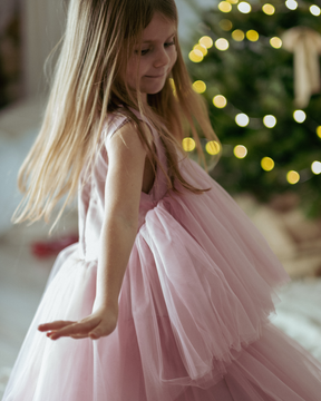 Rochie cu detalii Sofia Roz