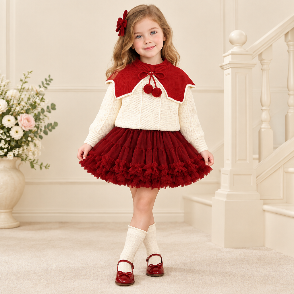 Set din doua piese Amber Rosu