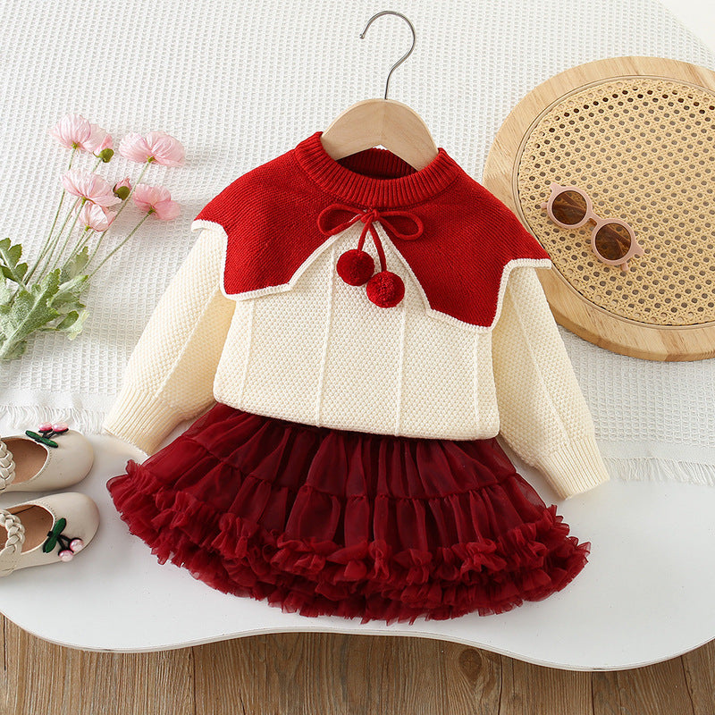Set din doua piese Amber Rosu