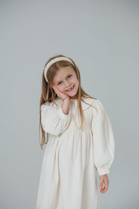 Rochie cu detalii Mia Crem