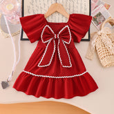 Rochie cu detalii Manaer Rosu