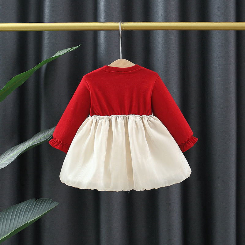 Rochie cu detalii Arnea Rosu