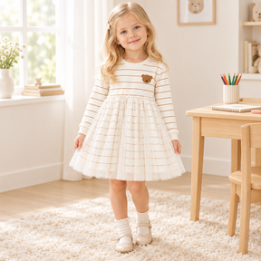 Rochie plusata cu detalii Aneta Crem