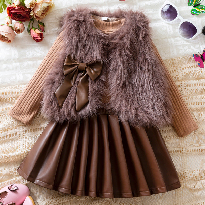 Set din trei piese Ernasta Maro Inchis