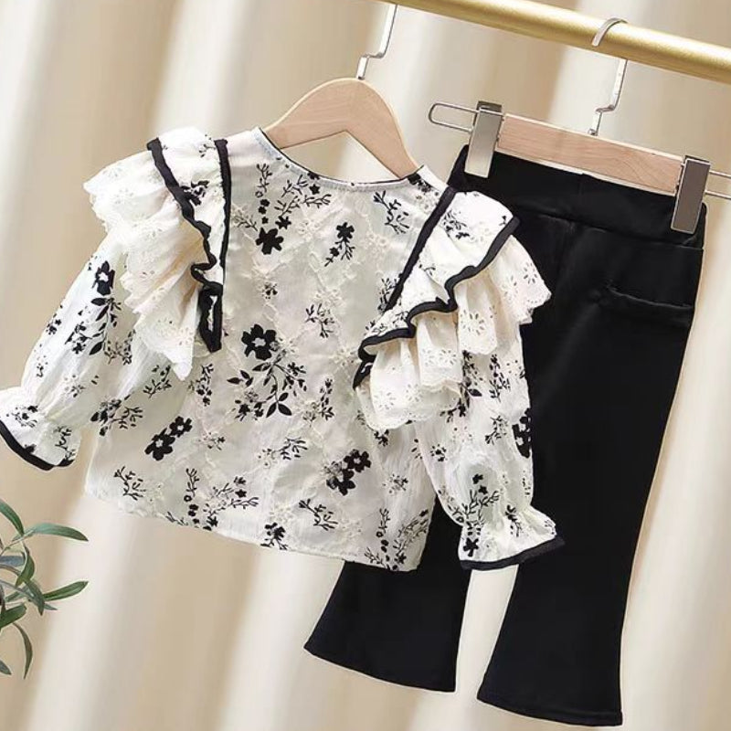 Set din doua piese Brisna Negru